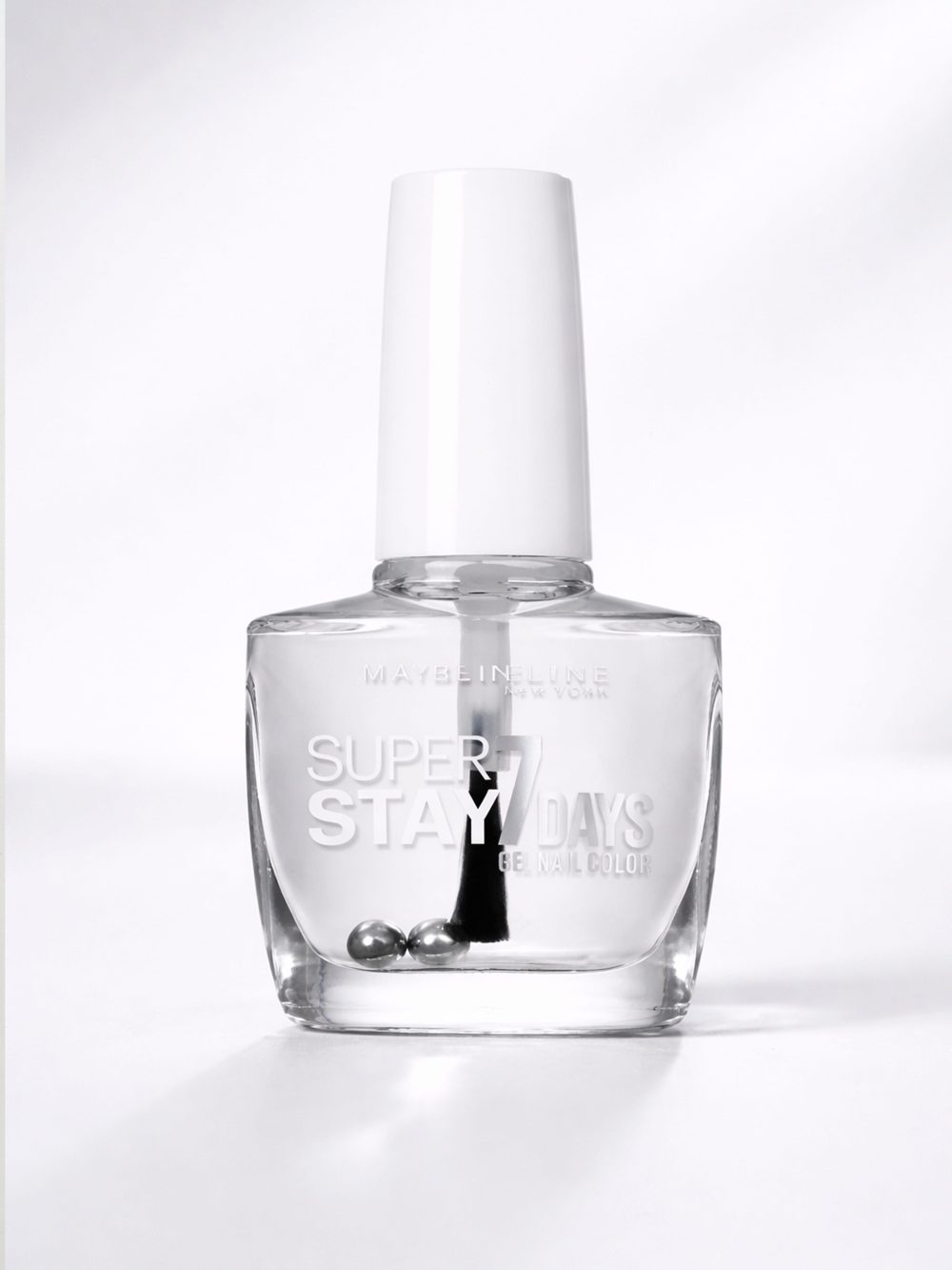 flacon de top coat transparent Maybelline Superstay 7 Days Base 25