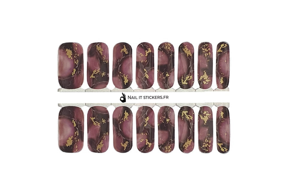 Set de stickers pour ongles pour une manucure express