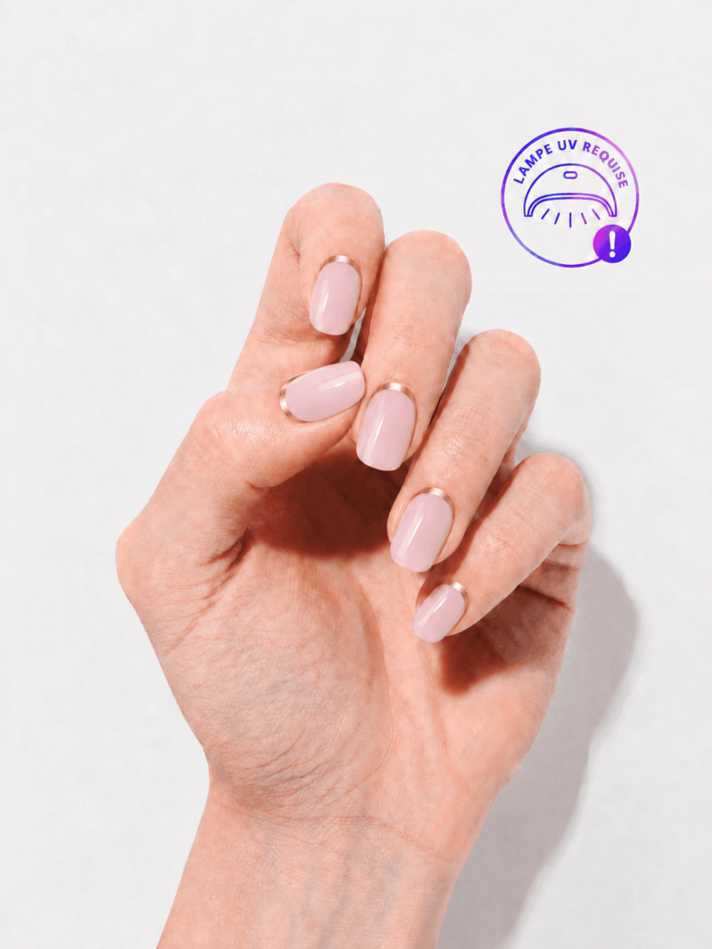 Stickers ongles gel UV - Léonor