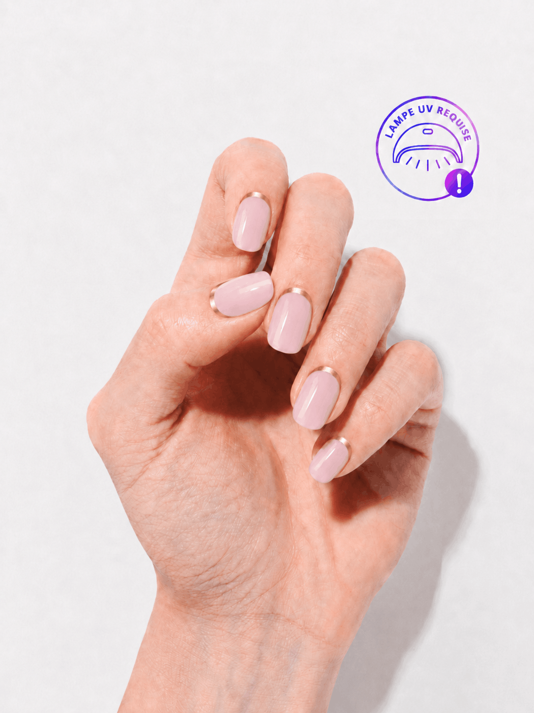 Stickers ongles gel UV - Léonor