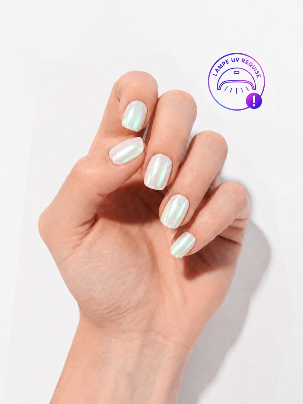Stickers ongles gel UV - Perle