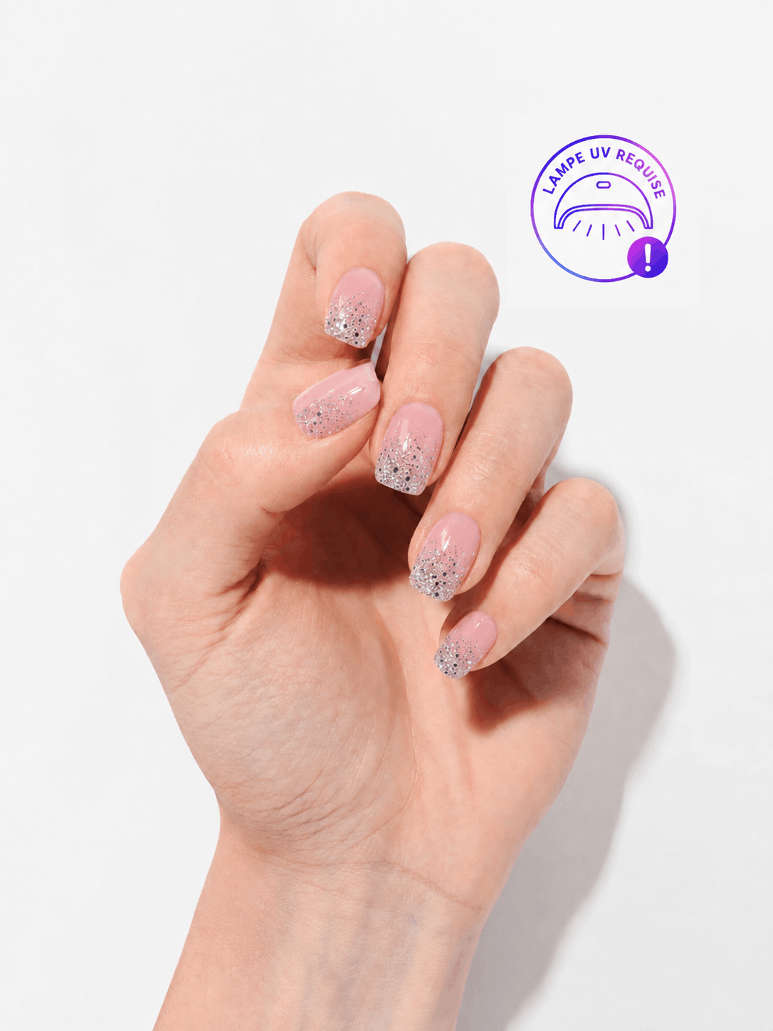 Stickers ongles gel UV - Priscilla